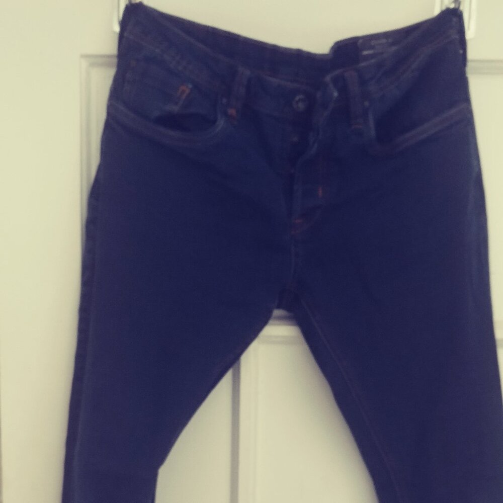 BUFFALO DAVID BITTON Evan-X SLIM STRETCH MEN'S Blue DENIM JEANS - W34x34L